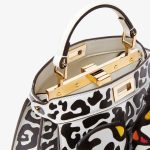 FENDI Peekaboo ISeeU Petite Printed leather bag with maxi Night Butterfly - Image 2